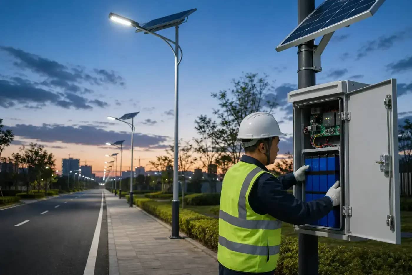 Road Lighting Battery System Road Lighting Battery System Tuorde Energy