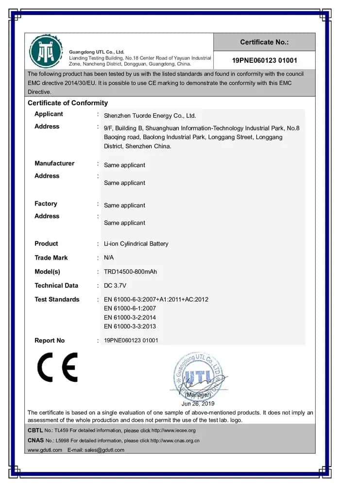 CE EMC Certificatecertificate CE EMC Certificatecertificate